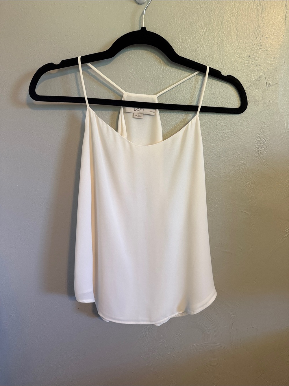 LOFT ivory camisole tank top